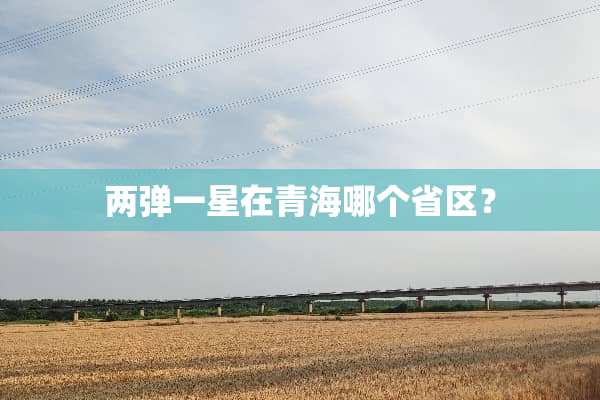 两弹一星在青海哪个省区？