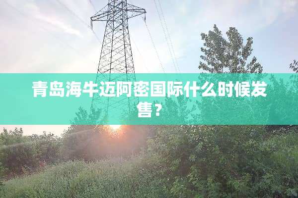 青岛海牛迈阿密国际什么时候发售？
