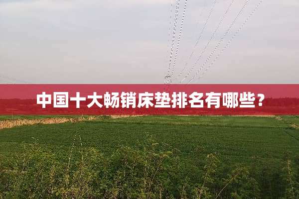 中国十大畅销床垫排名有哪些？
