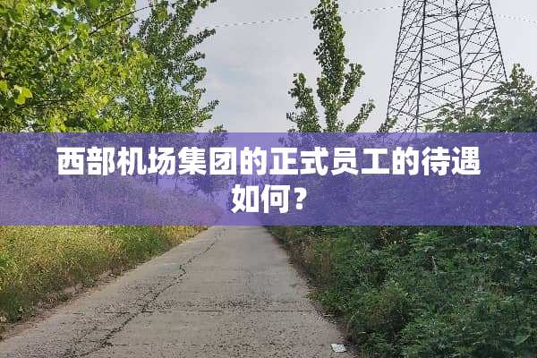 西部机场集团的正式员工的待遇如何？
