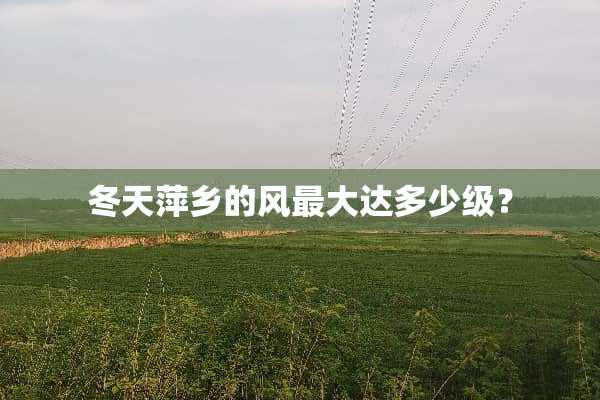 冬天萍乡的风最大达多少级？