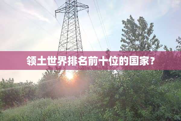 领土世界排名前十位的国家？