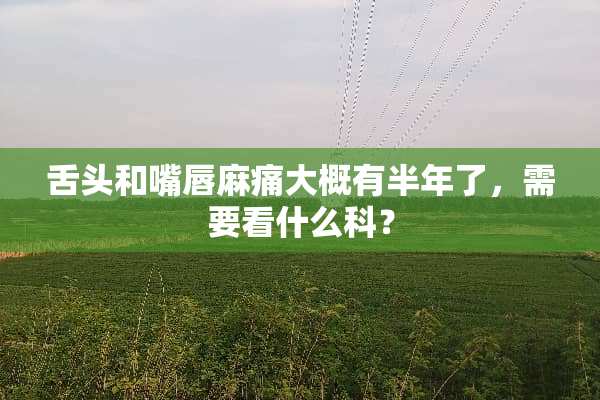 舌头和嘴唇麻痛大概有半年了，需要看什么科？