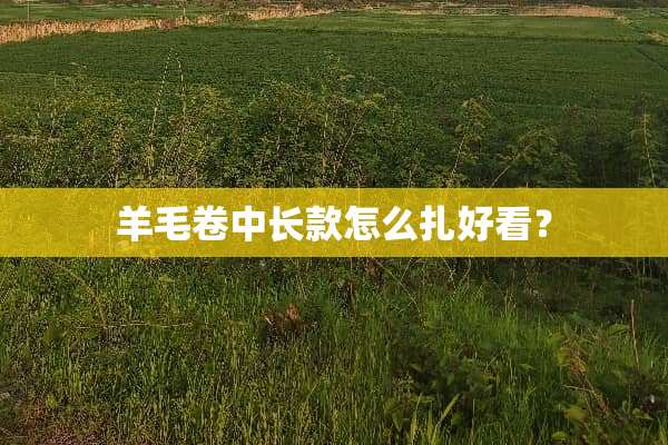 羊毛卷中长款怎么扎好看？