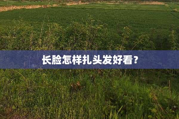 长脸怎样扎头发好看？