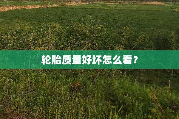 轮胎质量好坏怎么看？