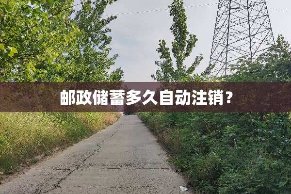 邮政储蓄多久自动注销？