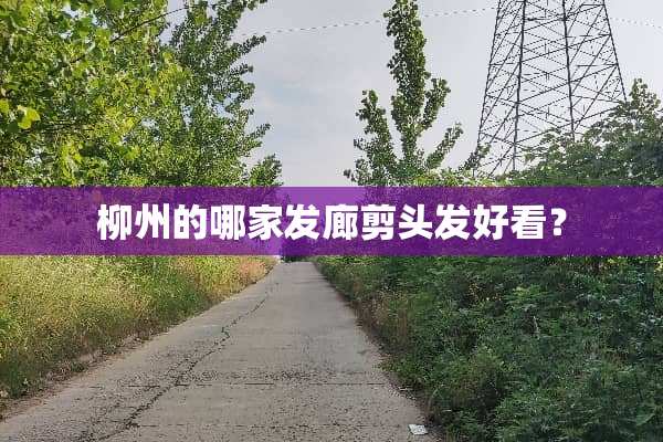 柳州的哪家发廊剪头发好看？