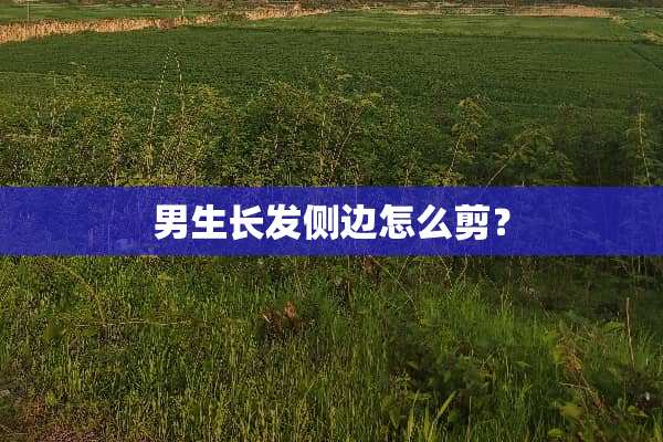 男生长发侧边怎么剪？