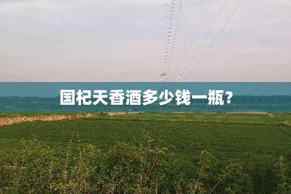 国杞天香酒多少钱一瓶？