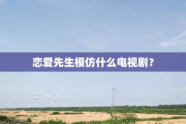 恋爱先生模仿什么电视剧？