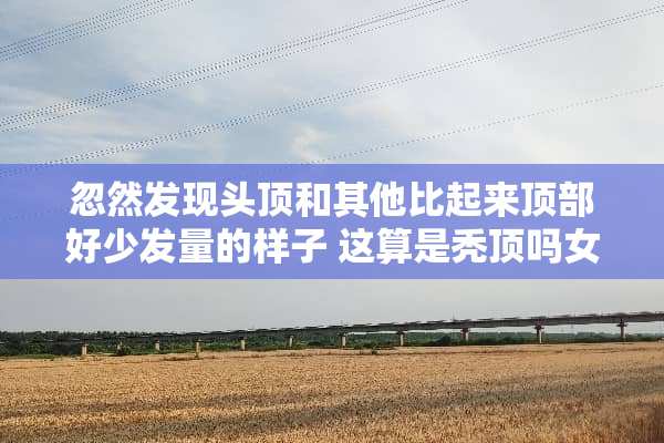 忽然发现头顶和其他比起来顶部好少发量的样子 这算是秃顶吗女生
