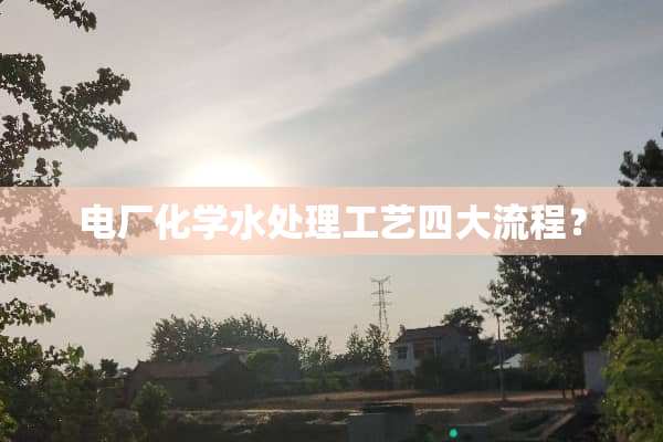 电厂化学水处理工艺四大流程？