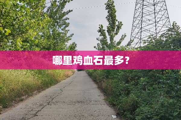 哪里鸡血石最多？