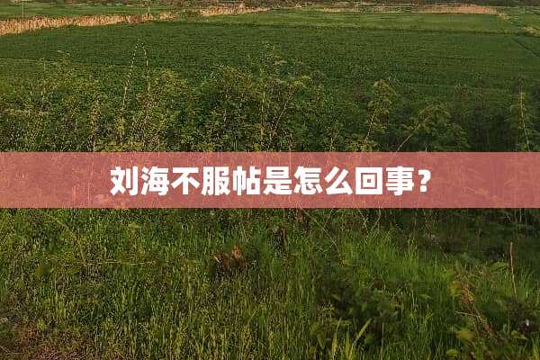 刘海不服帖是怎么回事？