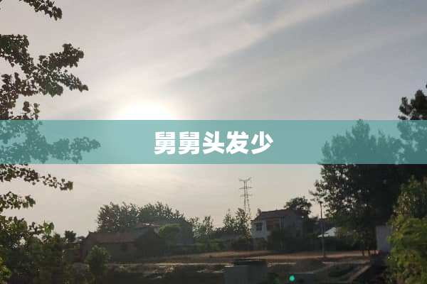 舅舅头发少
