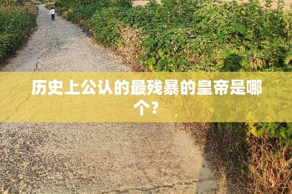 历史上公认的最残暴的皇帝是哪个？