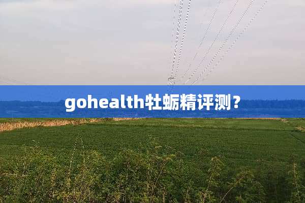gohealth牡蛎精评测？