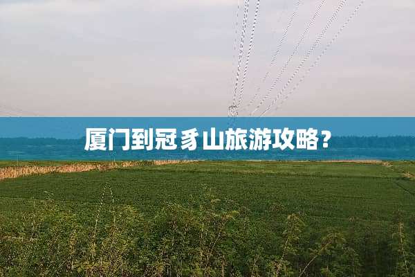 厦门到冠豸山旅游攻略？