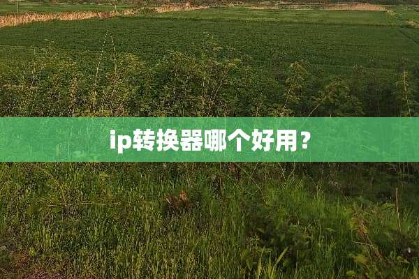 ip转换器哪个好用？