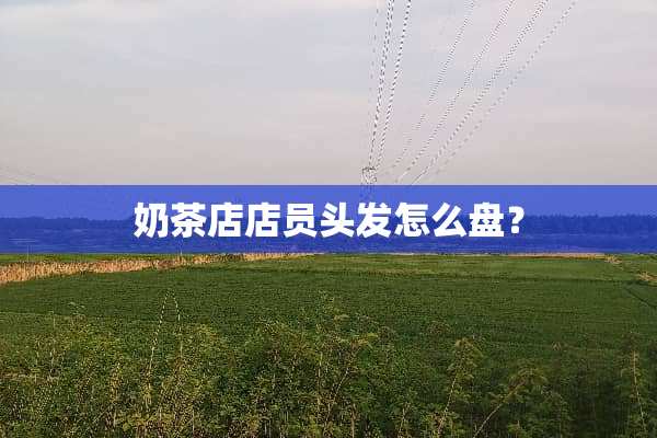 奶茶店店员头发怎么盘？