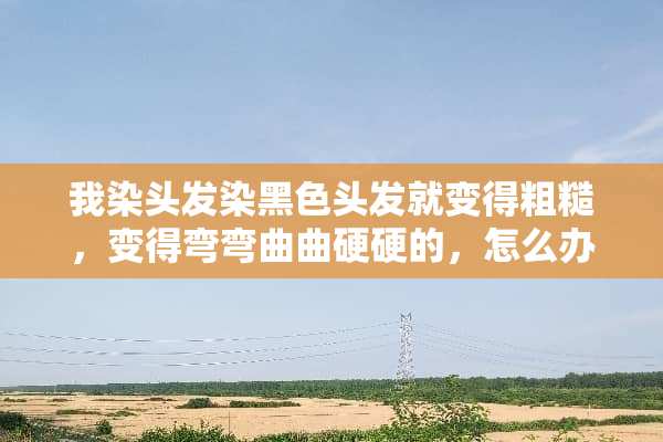 我染头发染黑色头发就变得粗糙，变得弯弯曲曲硬硬的，怎么办呢？