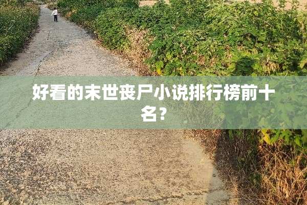 好看的末世丧尸小说排行榜前十名？