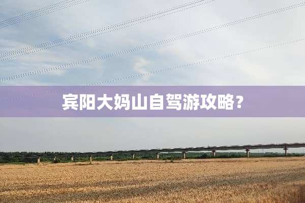 宾阳大妈山自驾游攻略？
