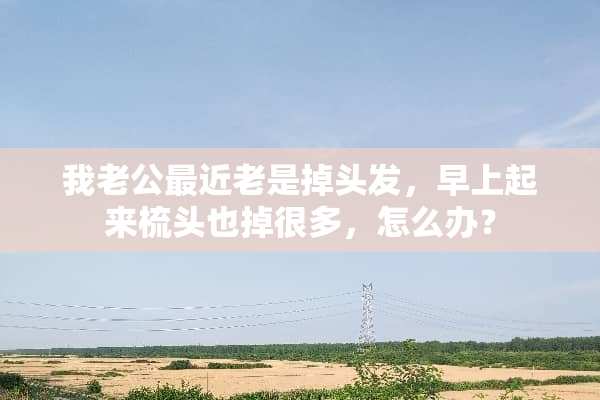 我老公最近老是掉头发，早上起来梳头也掉很多，怎么办？
