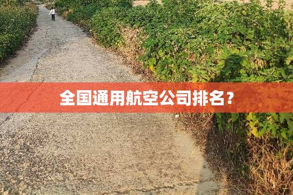全国通用航空公司排名？