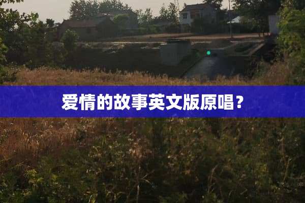 爱情的故事英文版原唱？