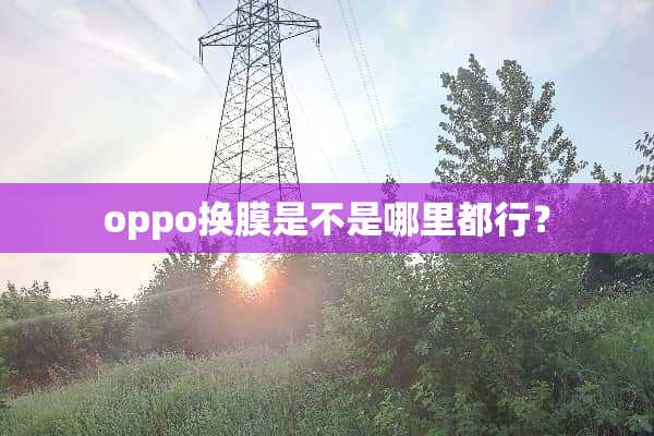 oppo换膜是不是哪里都行？