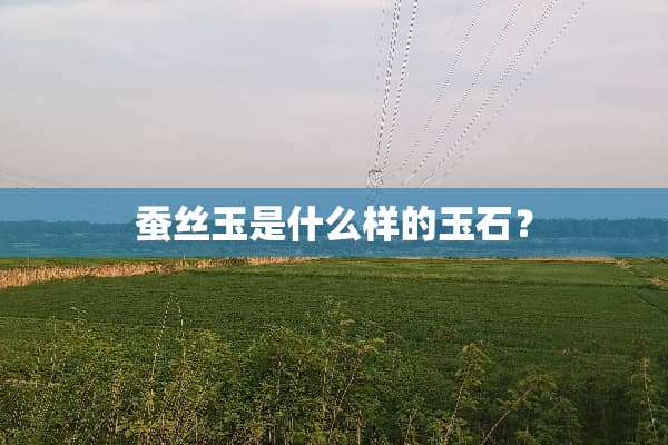 蚕丝玉是什么样的玉石？