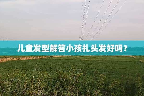 儿童发型解答小孩扎头发好吗？