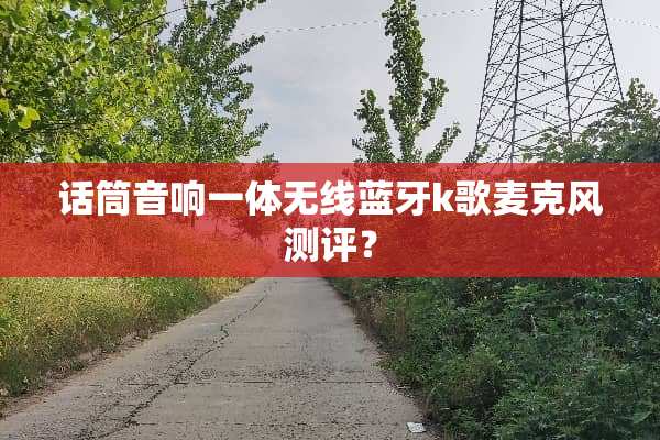 话筒音响一体无线蓝牙k歌麦克风测评？