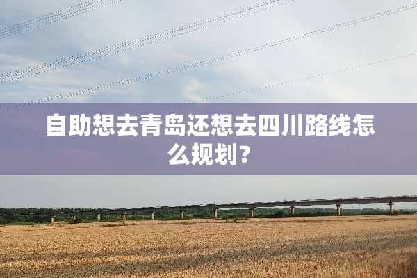自助想去青岛还想去四川路线怎么规划？