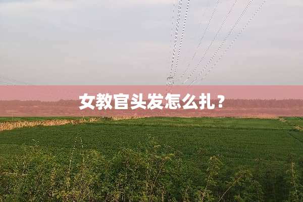 女教官头发怎么扎？