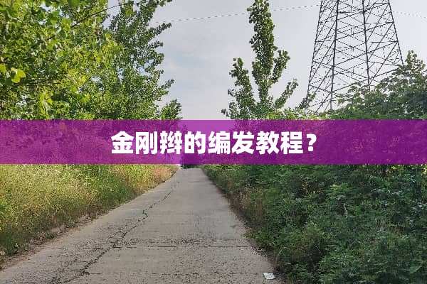 金刚辫的编发教程？