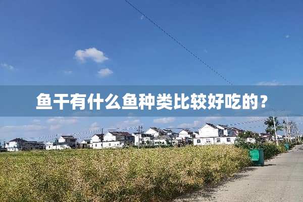 鱼干有什么鱼种类比较好吃的？