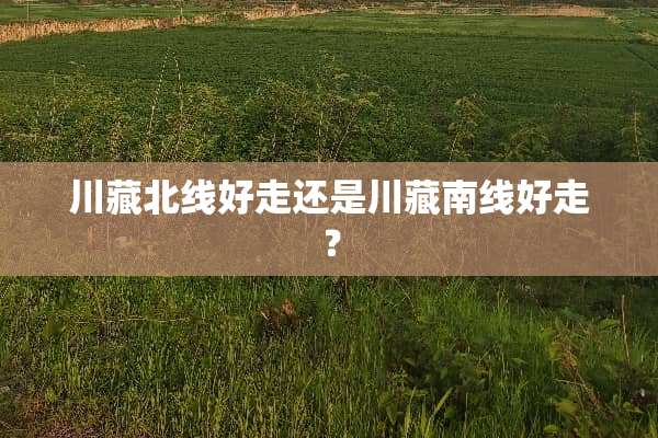 川藏北线好走还是川藏南线好走？