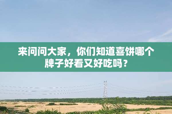 来问问大家，你们知道喜饼哪个牌子好看又好吃吗？