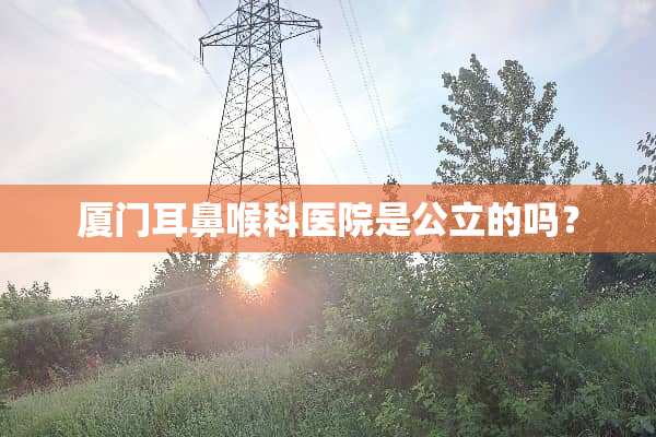 厦门耳鼻喉科医院是公立的吗？