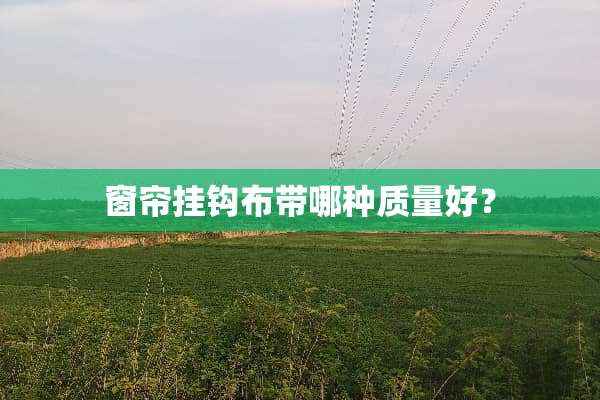 窗帘挂钩布带哪种质量好？