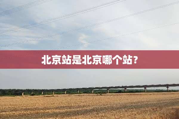 北京站是北京哪个站？