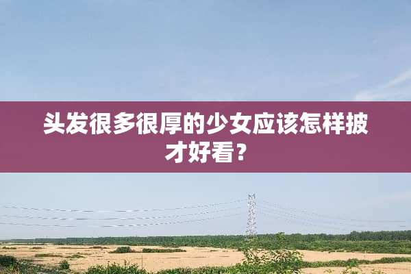 头发很多很厚的少女应该怎样披才好看？