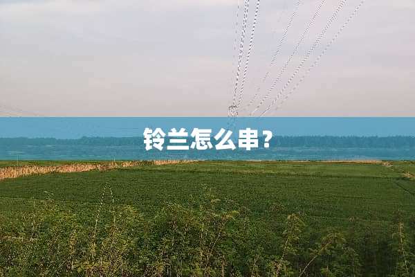 铃兰怎么串？