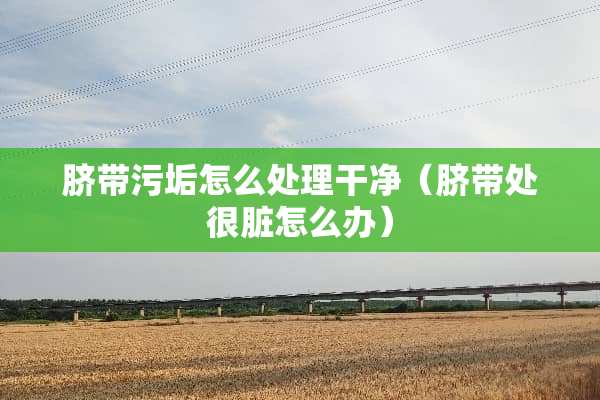 脐带污垢怎么处理干净（脐带处很脏怎么办）