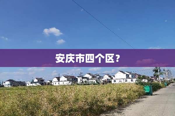 安庆市四个区？