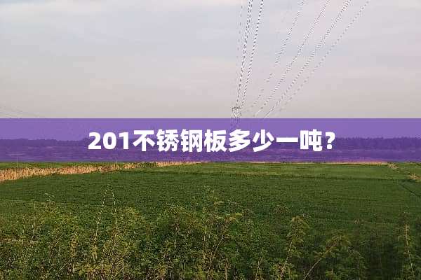 201不锈钢板多少一吨？