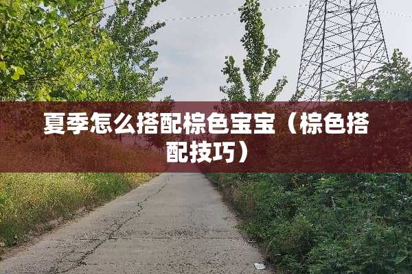 夏季怎么搭配棕色宝宝（棕色搭配技巧）
